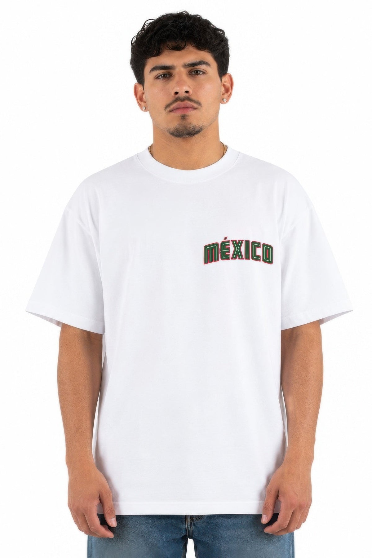 Mexico Print Heavy Weight Graphic Print 7.5 Oz Tee