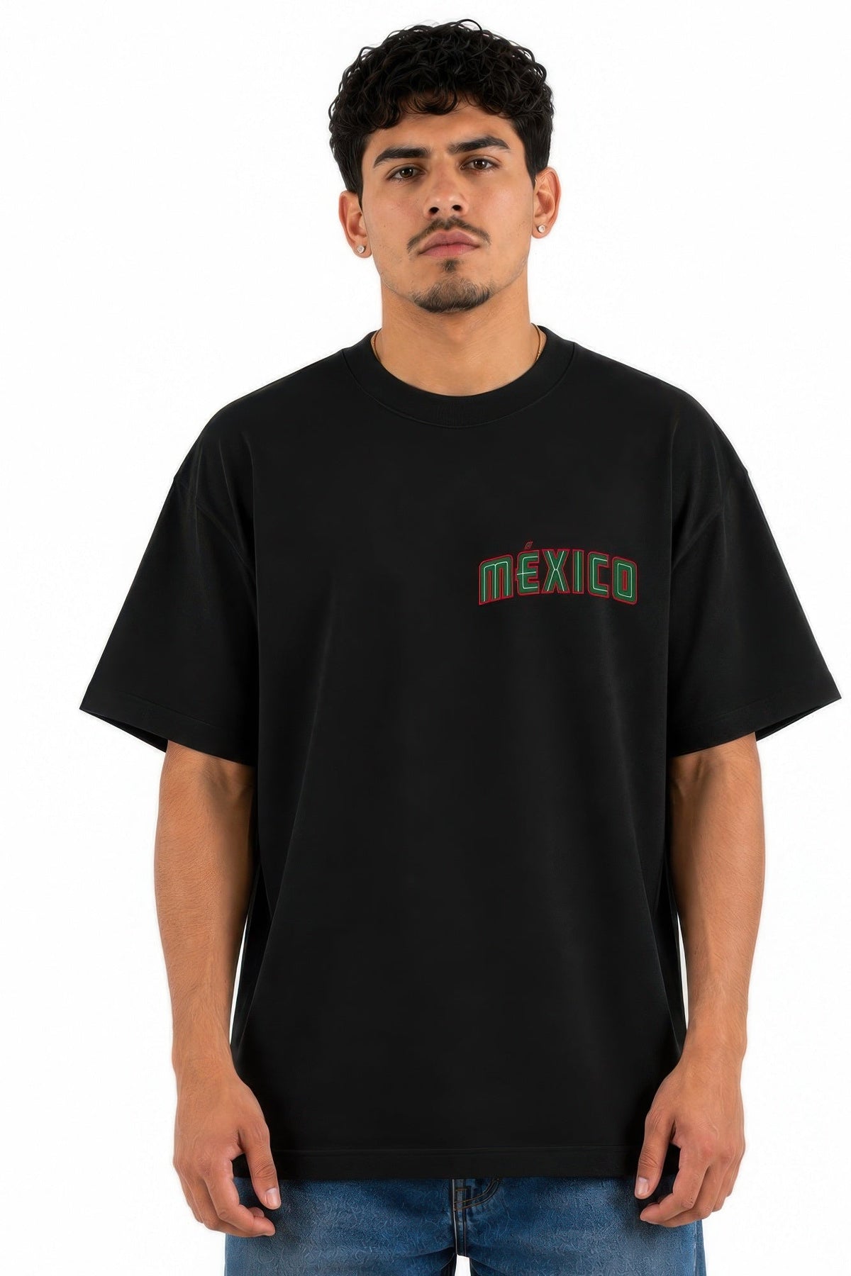 Mexico Print Heavy Weight Graphic Print 7.5 Oz Tee