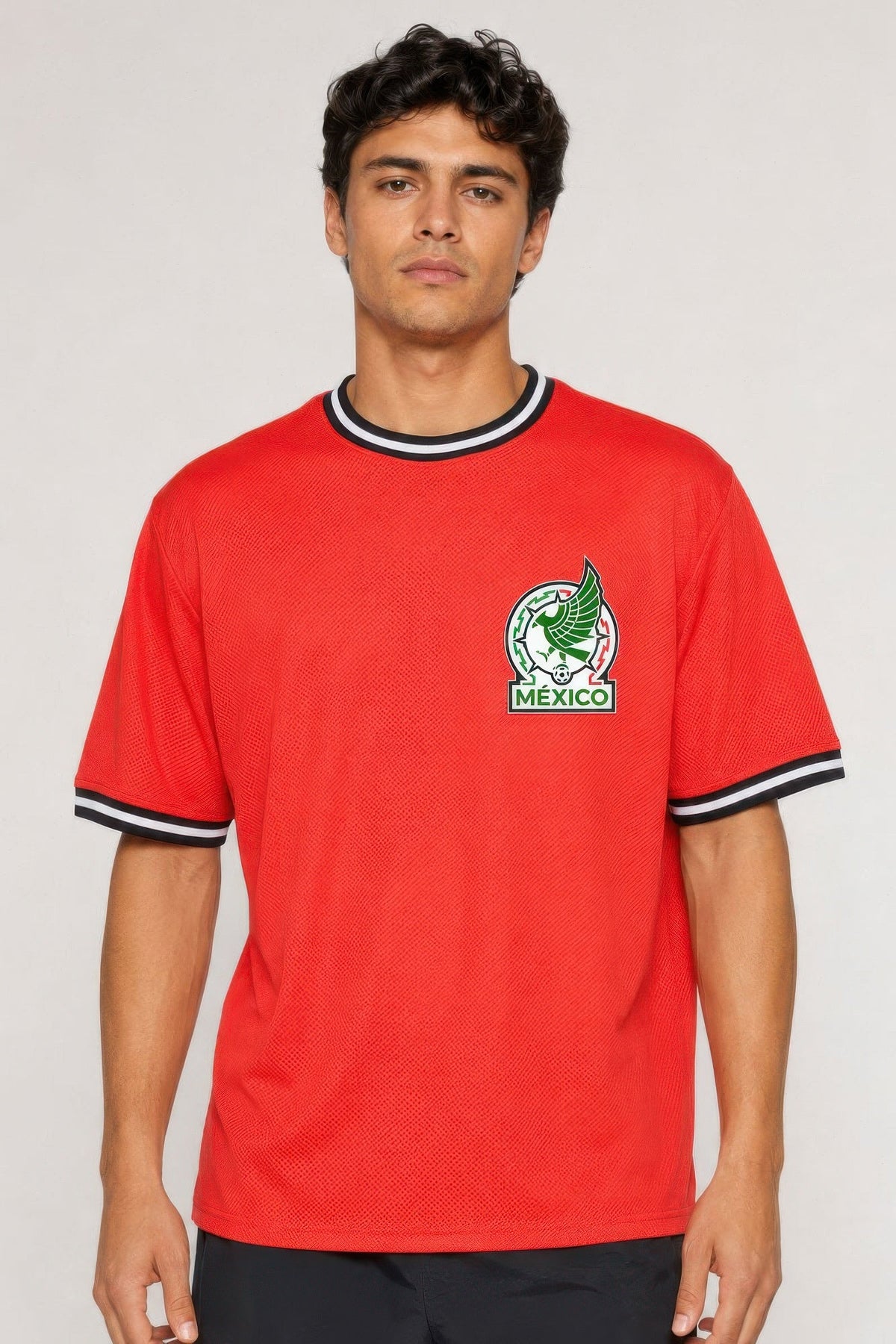 Mexico World Cup Micromesh Round Neck Tshirt