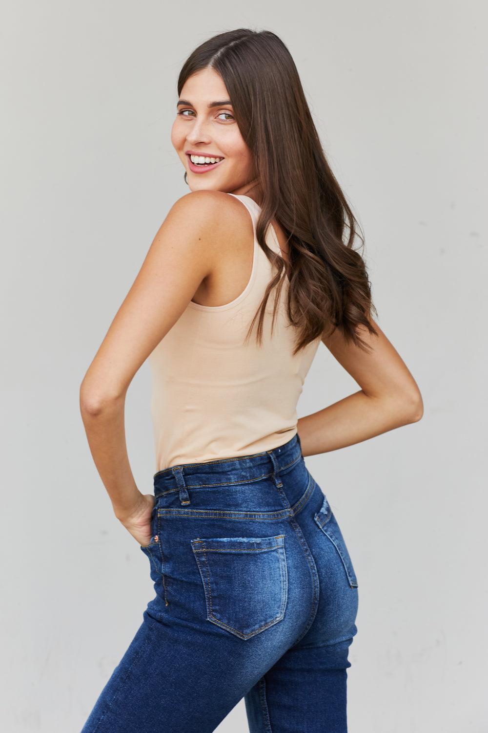 Blue Zone Planet |  Yelete You Make Me Better Tank in Nude