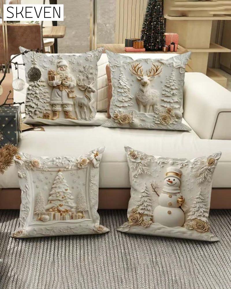 Elegant Christmas Decorative Pillowcases