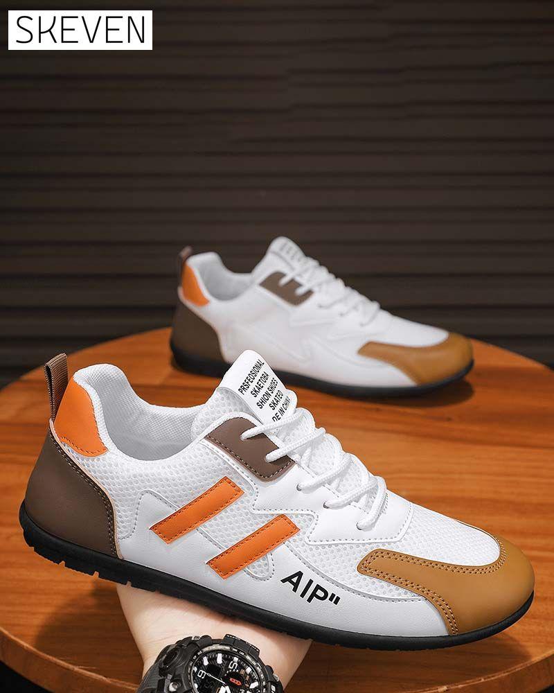 Baskets décontractées colorblock pour hommes