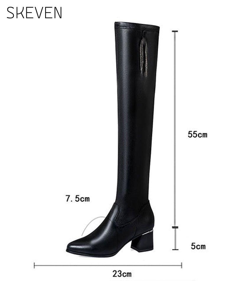 🔥 LETZTER TAG ANGEBOT 🔥🌸✨ Warme Lederstiefel für Damen