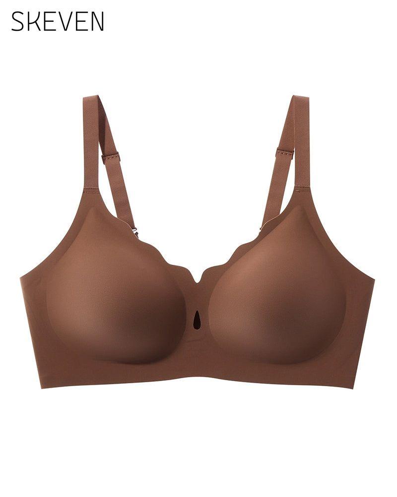 Damen-BH mit tropfenförmigem, hohlem, gewelltem Blumenmuster