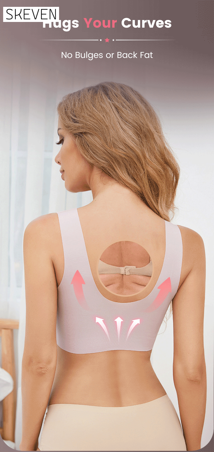 Soutien-gorge push-up sexy sans armatures 