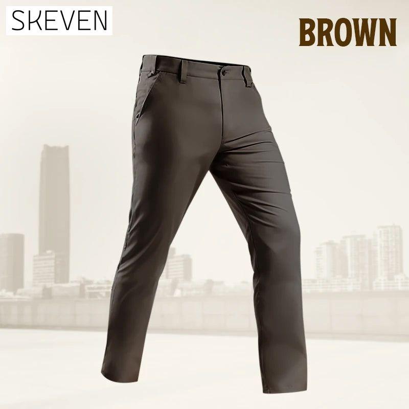 Sportliche Herren-Khakihose mit dehnbarem Bund