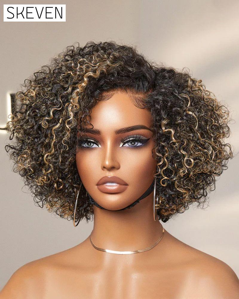 African Curly Wig Headset
