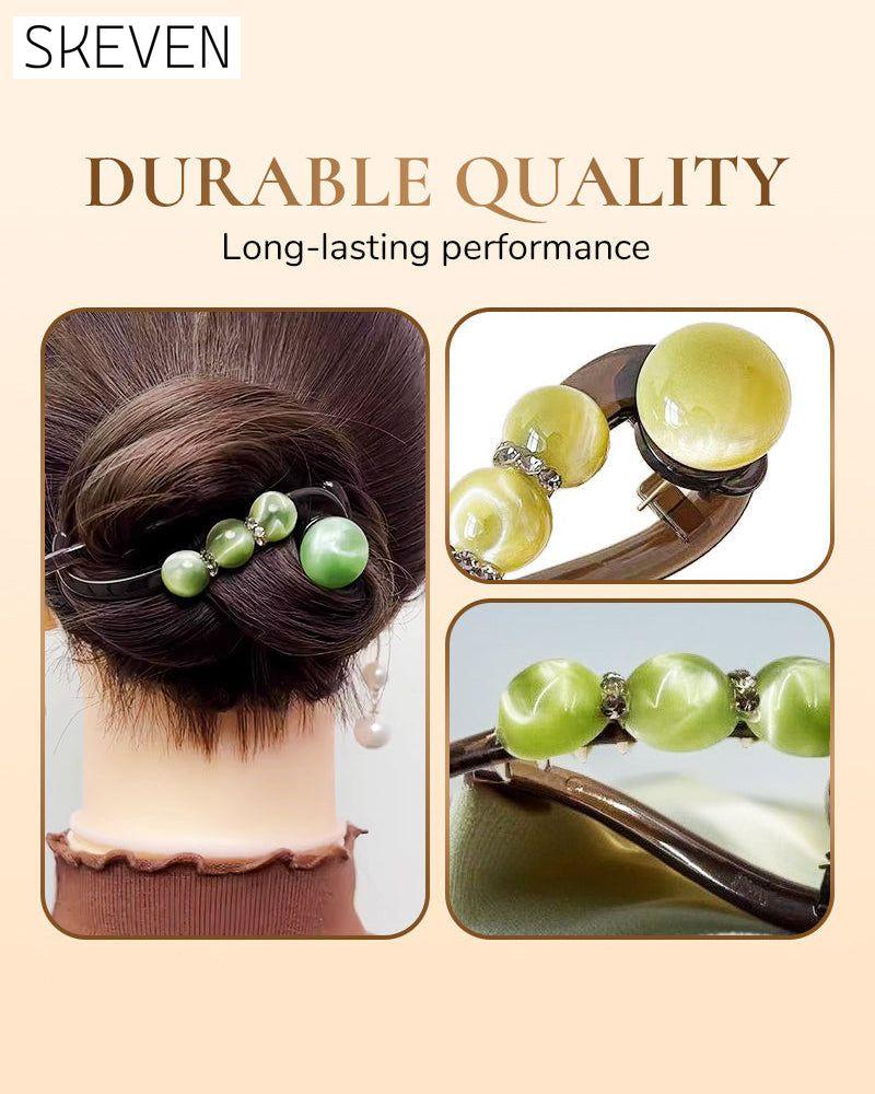 Elegante Haarspange für nach hinten gekämmte Frisuren