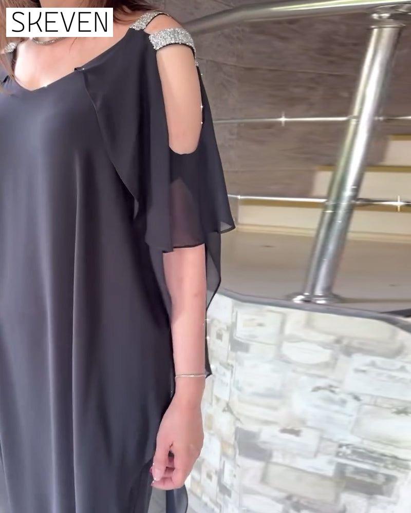 Solid Color Loose Wide-Leg Jumpsuit 2024 f/w christmas jumpsuits & rompers