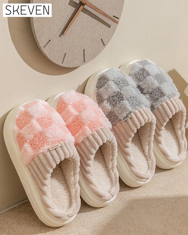 Indoor home non-slip warm slippers
