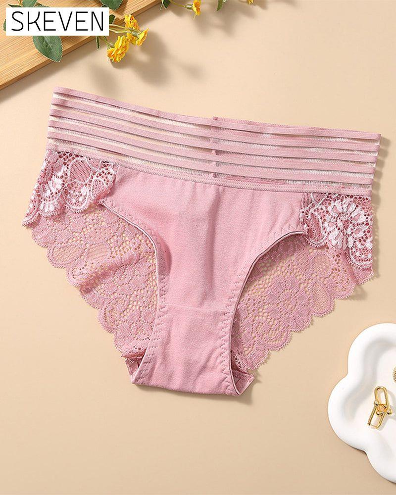 Wide Waist Lace Panties