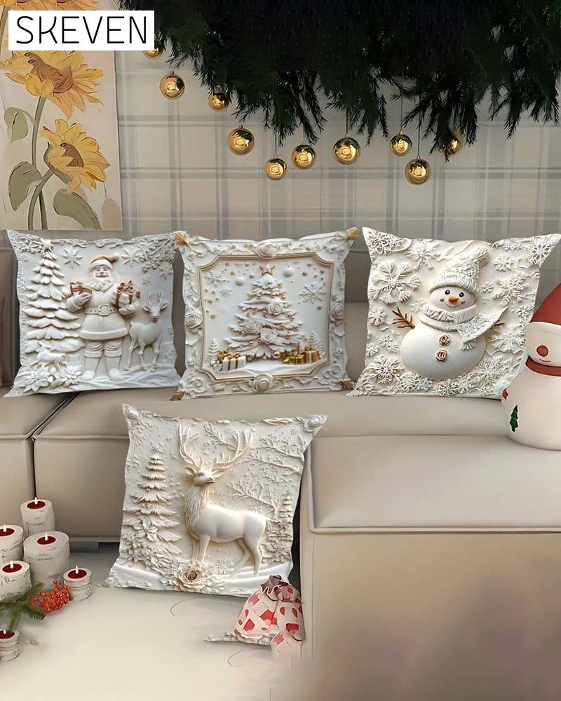 Elegant Christmas Decorative Pillowcases