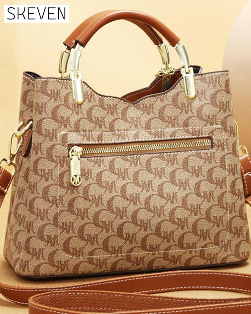Sac à main imprimé rétro et élégant