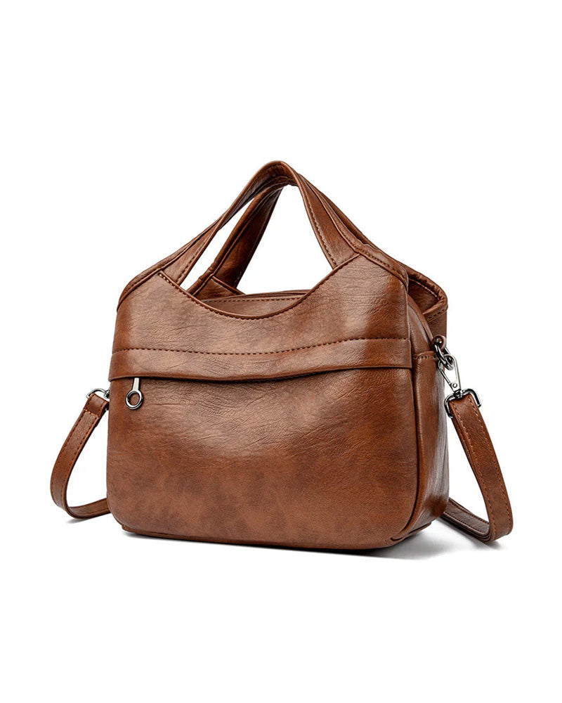 Vintage Large-Capacity Crossbody Bag