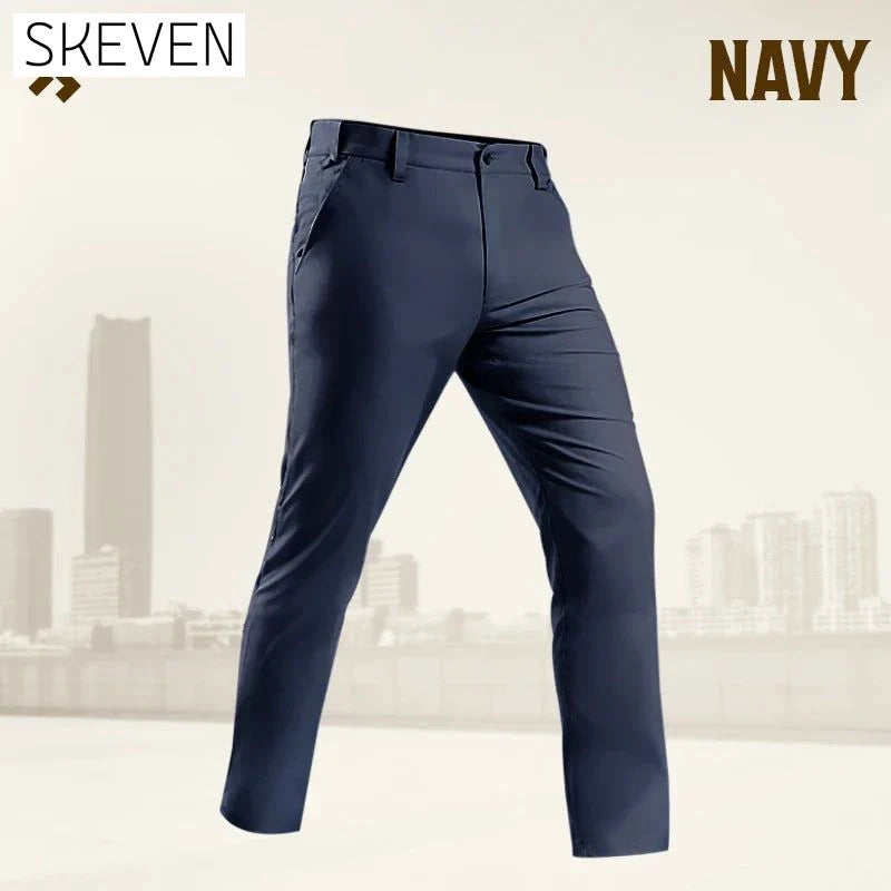 Sportliche Herren-Khakihose mit dehnbarem Bund