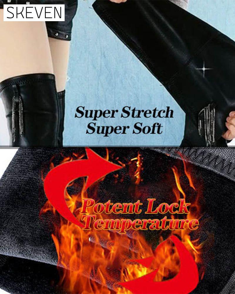 🔥 LETZTER TAG ANGEBOT 🔥🌸✨ Warme Lederstiefel für Damen