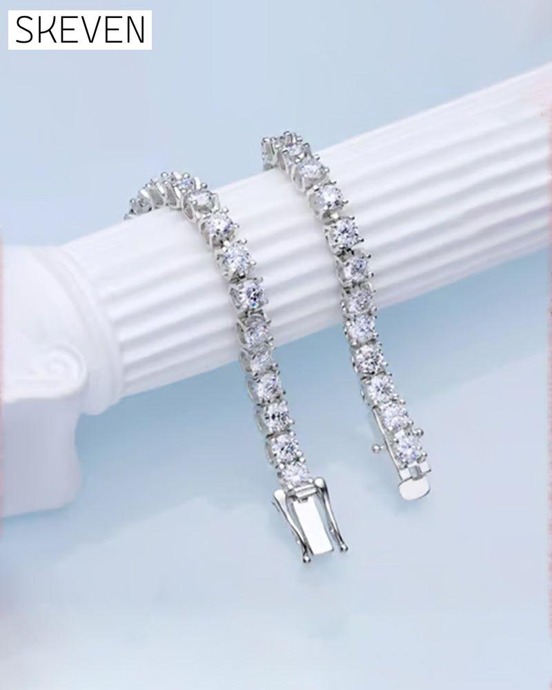 Funkelndes Moissanit-Armband