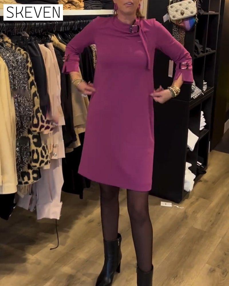 Elegant Round Neck Dress