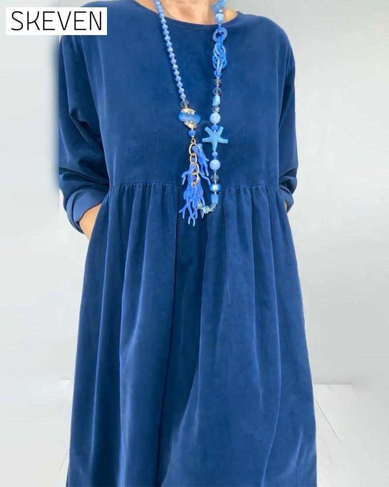 Double-Layer Loose Mesh Patchwork Dress