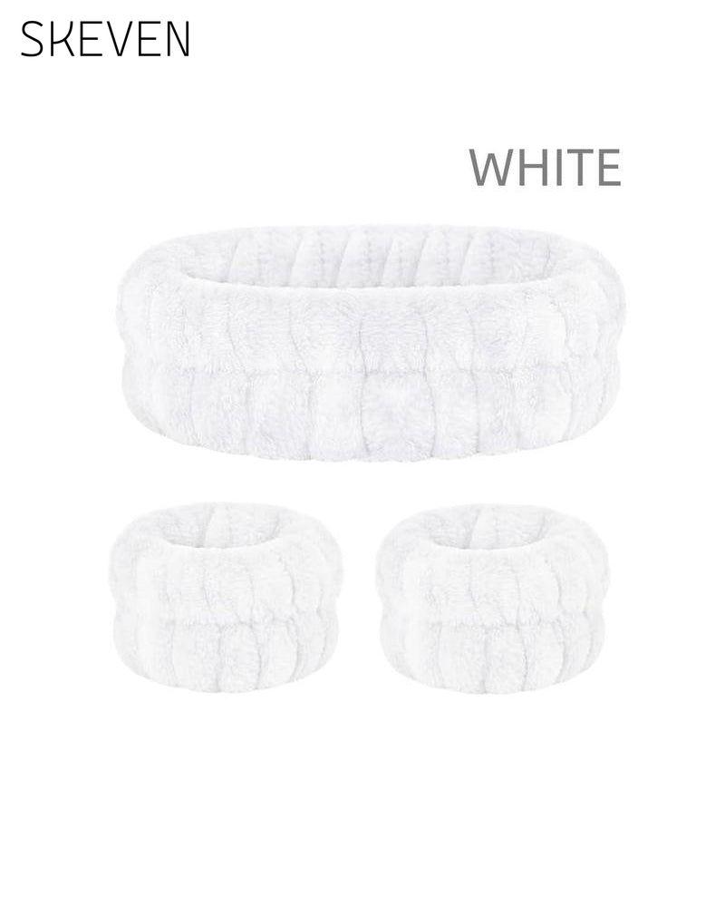 Three-Piece Face Wash Headband Set