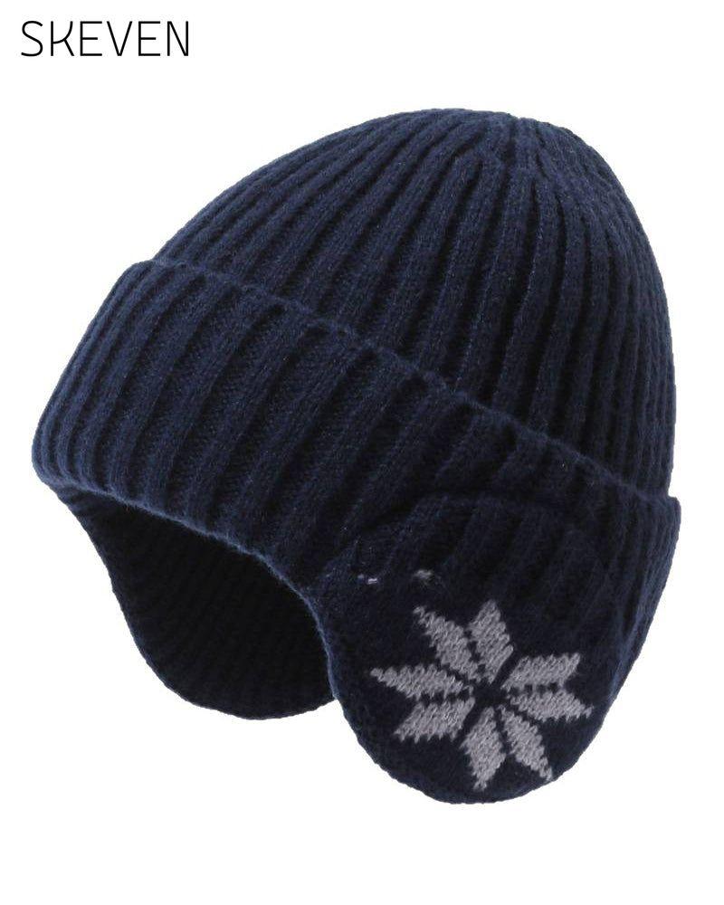 1 Stück Damen-Wintermütze mit Fleecefutter und Fleeceohren