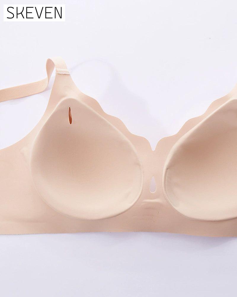 Damen-BH mit tropfenförmigem, hohlem, gewelltem Blumenmuster
