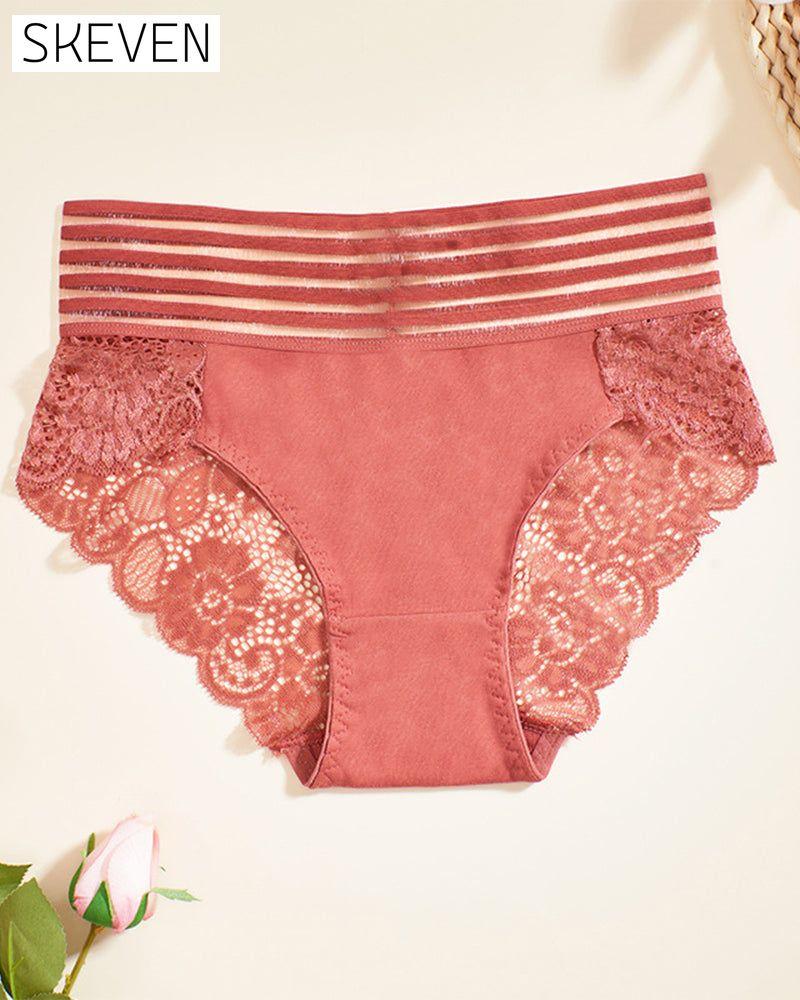 Wide Waist Lace Panties