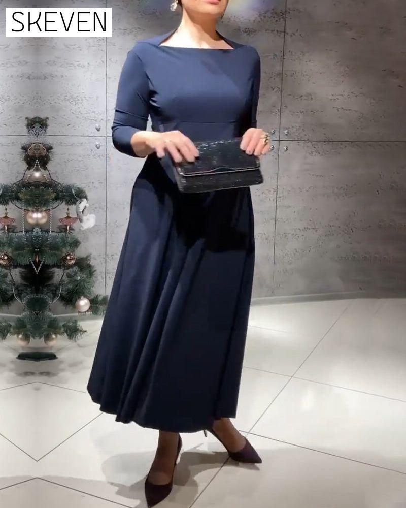 Elegantes Maxi-Freizeitkleid