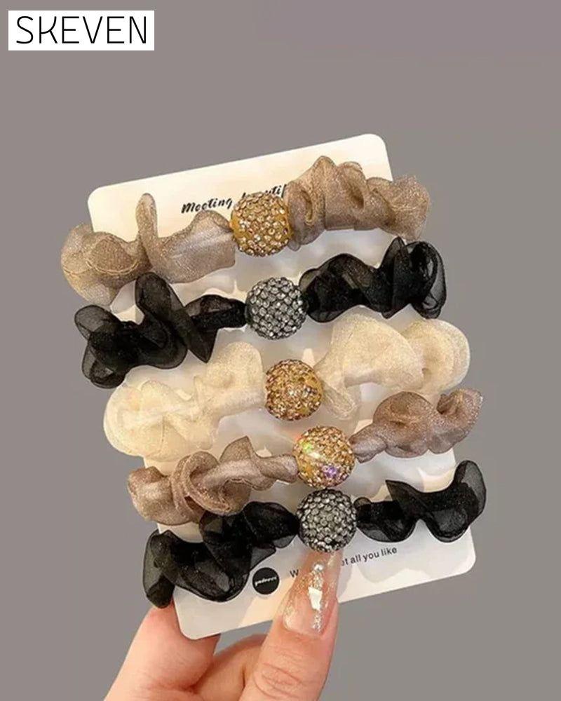 Elegante Strass-Haarbänder aus Netzgewebe 💎🎀