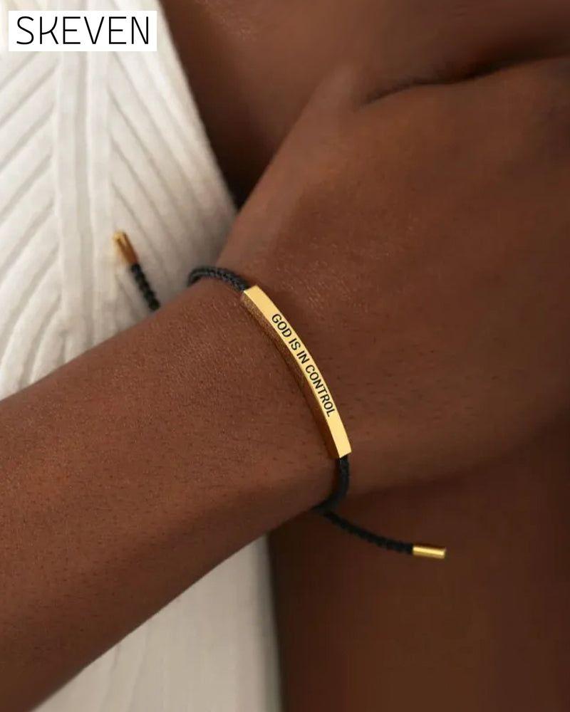 Modisches Ananas-Seilarmband