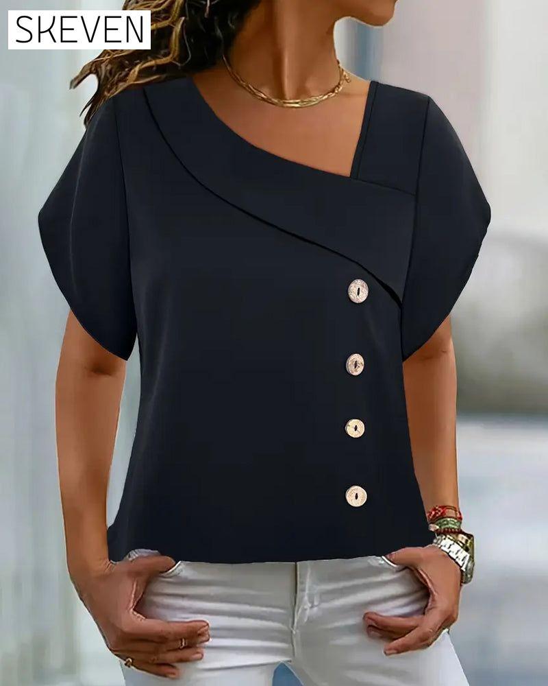 Einfache Bluse für Pendler