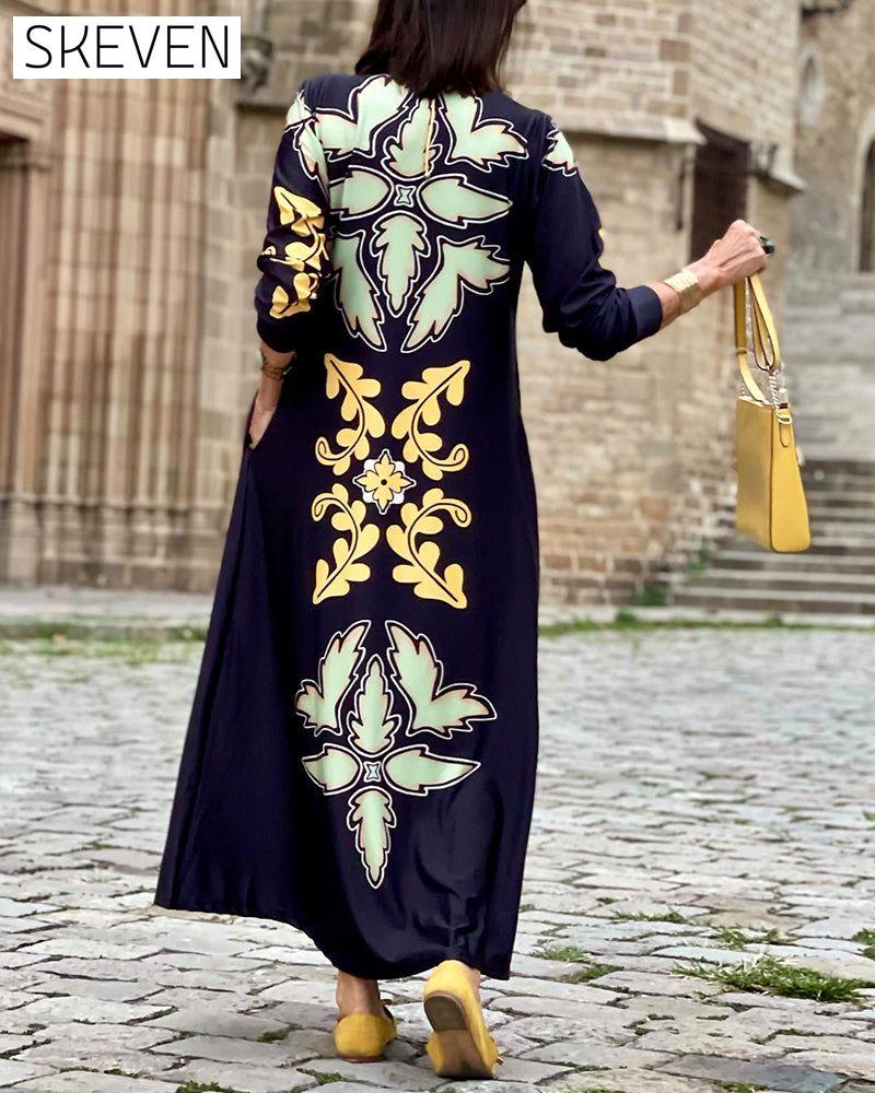 Reversbedrucktes Modekleid