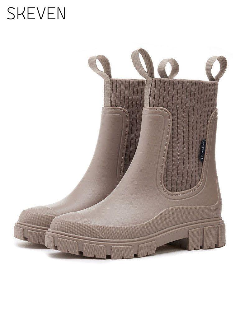 ☔️Waterproof Non-Slip Thick Sole Mid-Calf Boots