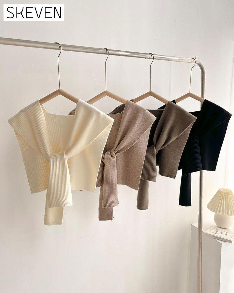 Casual Versatile Solid Color Shawl Scarf For Women
