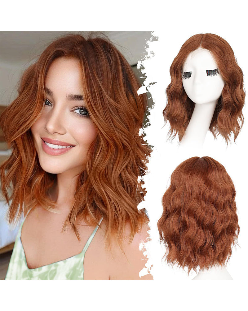 PANEWAY 16 Inch Wavy Hair Topper for Women