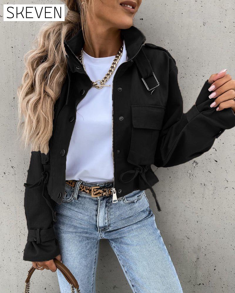 Casual jacket with pockets