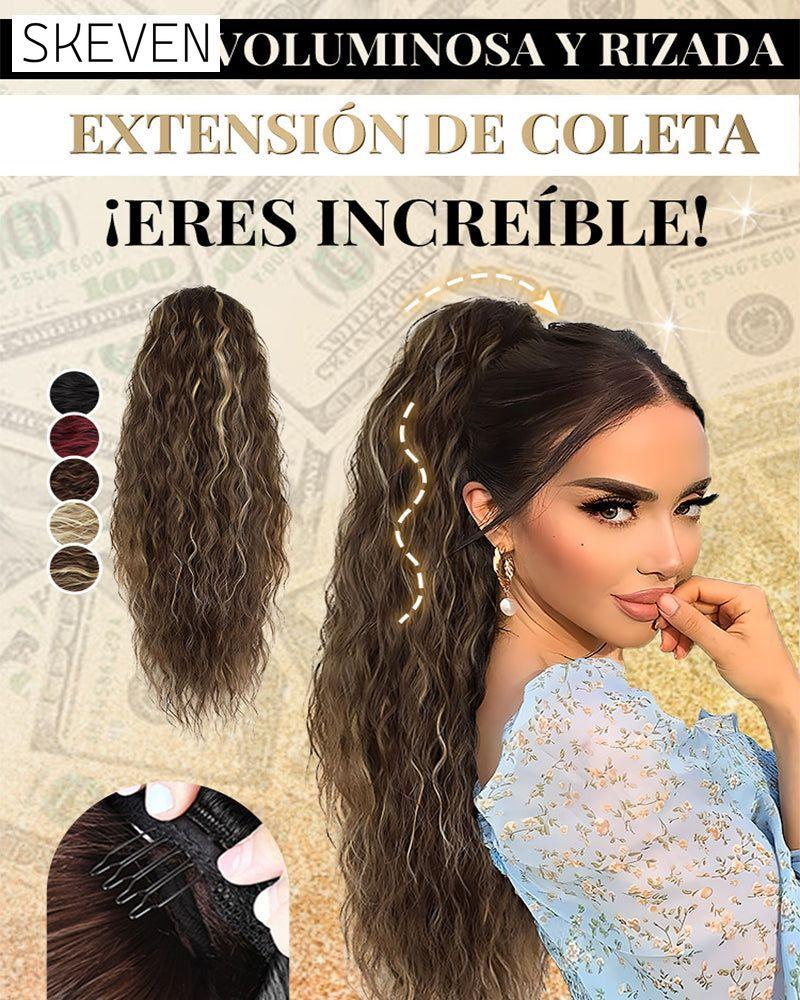 Long Voluminous And Curly Hair Extension
