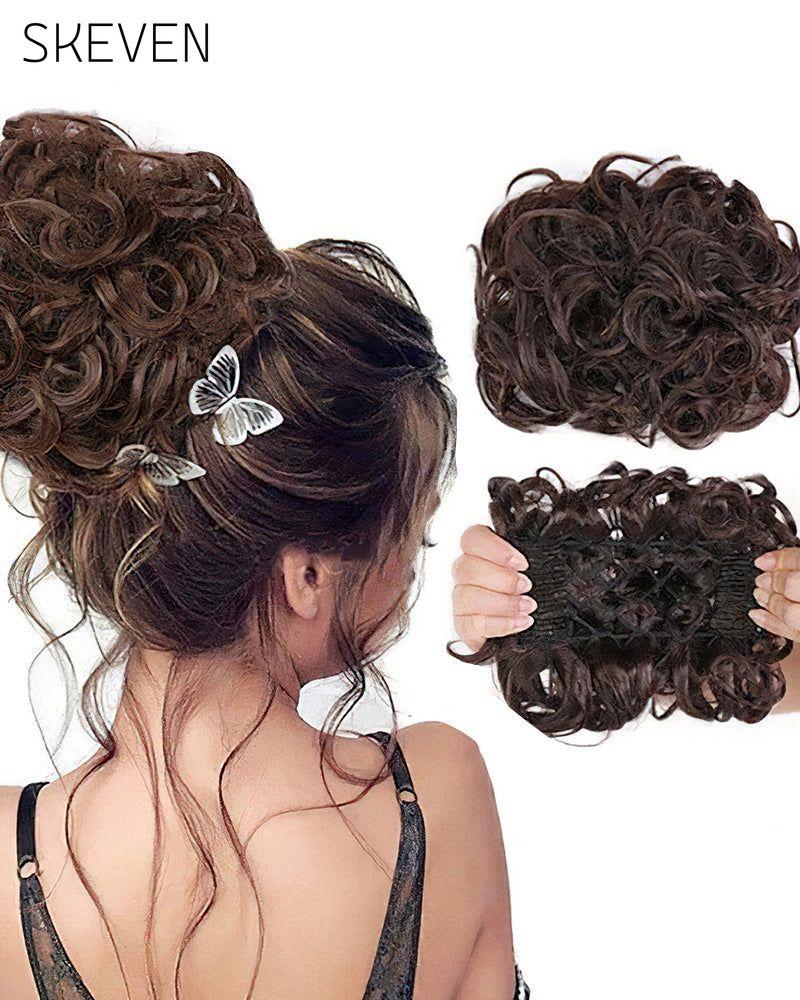Curly Chignon Comb Clip