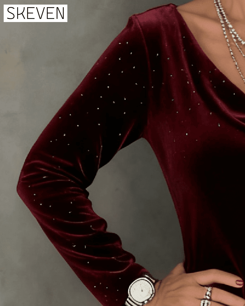Fine Shimmer Straight Dress