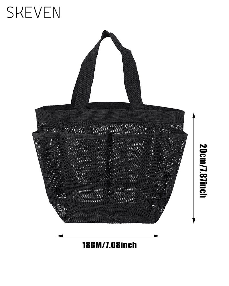 Large capacity mesh handbag