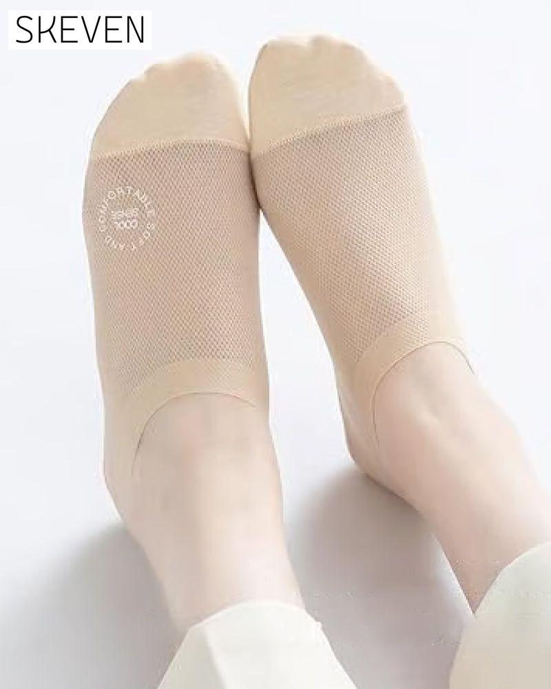Ultra Thin Liner Socks Non Slip ComBed Cotton No Show Socks