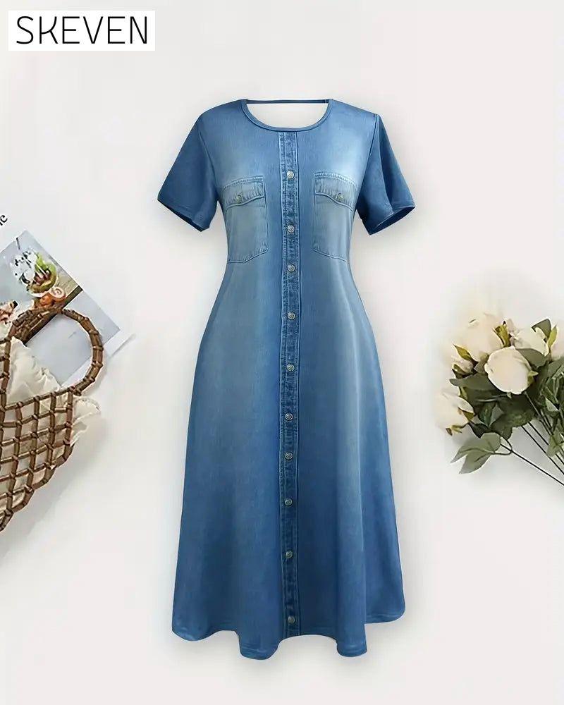 3D-Druck-Stilvolles Pendlerkleid