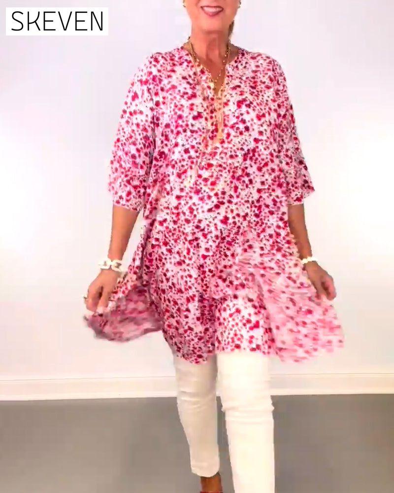 Loose floral dress