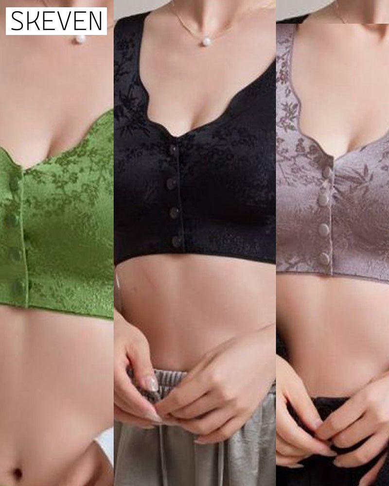 Comfort Front Closure & Wire-Free Seamless Bra