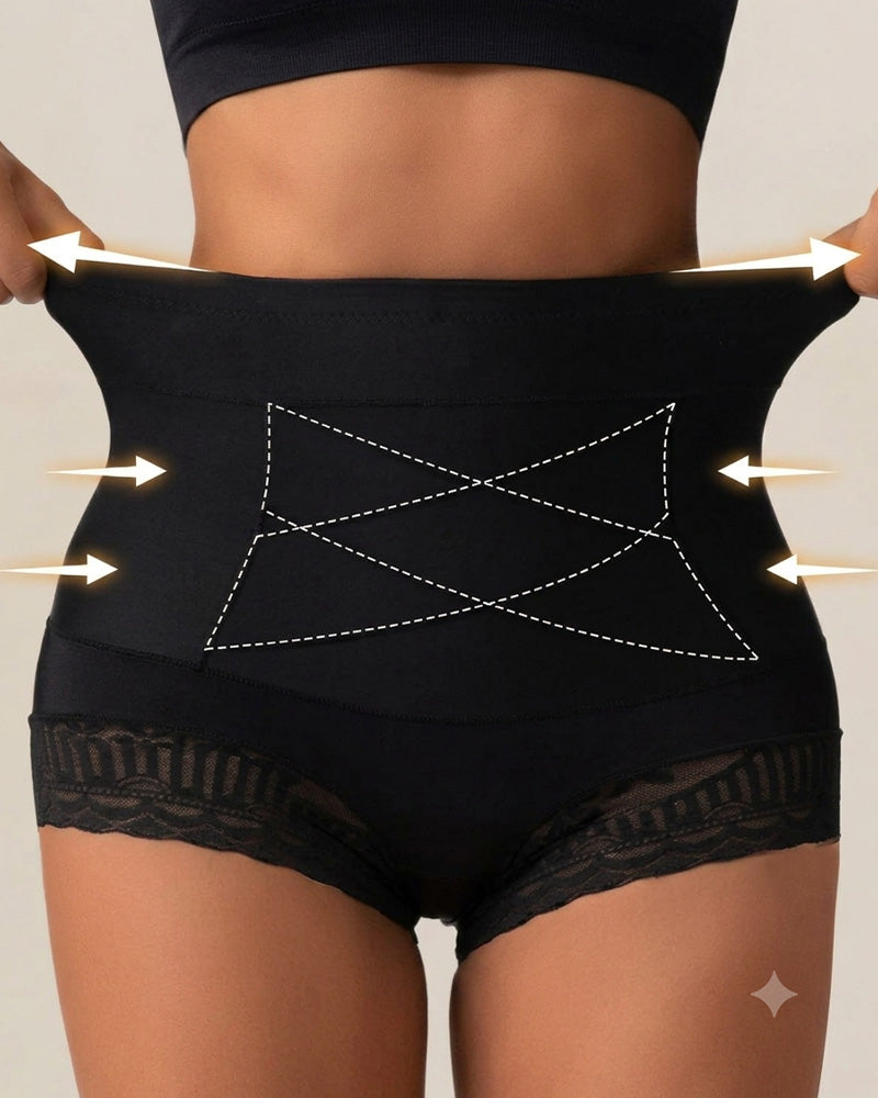 Women's Cross Tummy Control Shapewear Panties