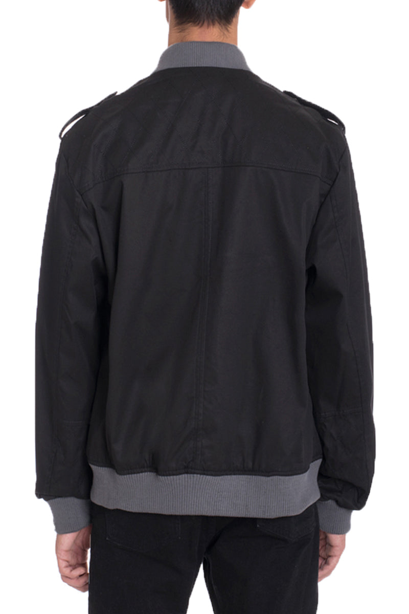 Men's Cotton Lightweight Windbreaker Jacket
