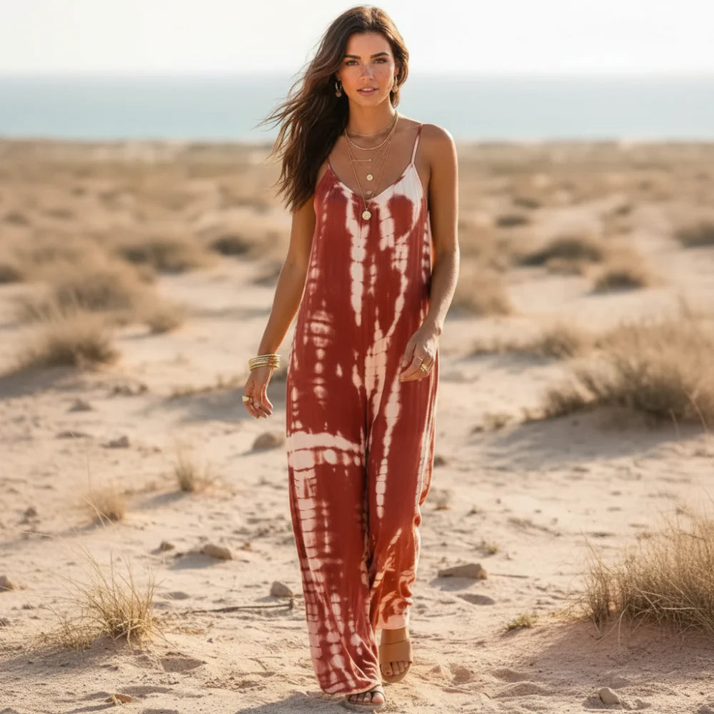 Boho Wide Leg Jumpsuit