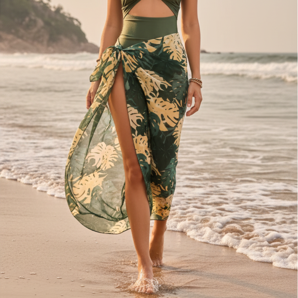 Boho Swim Cover-Up Skirt