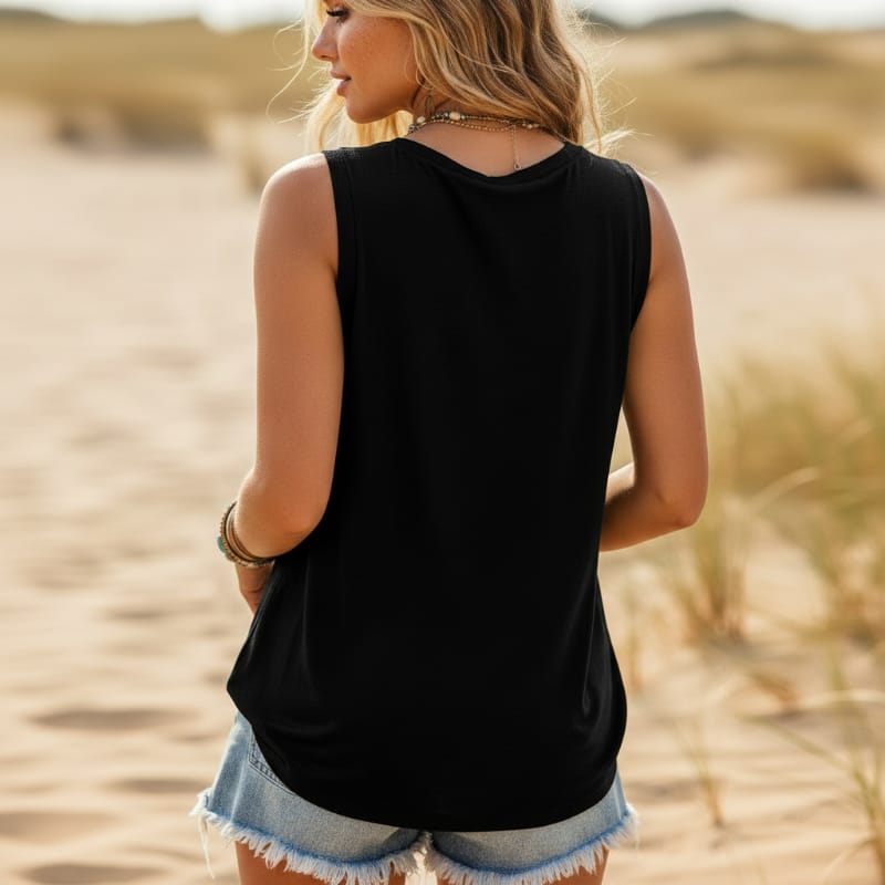 Rock & Roll Graphic Tank Top