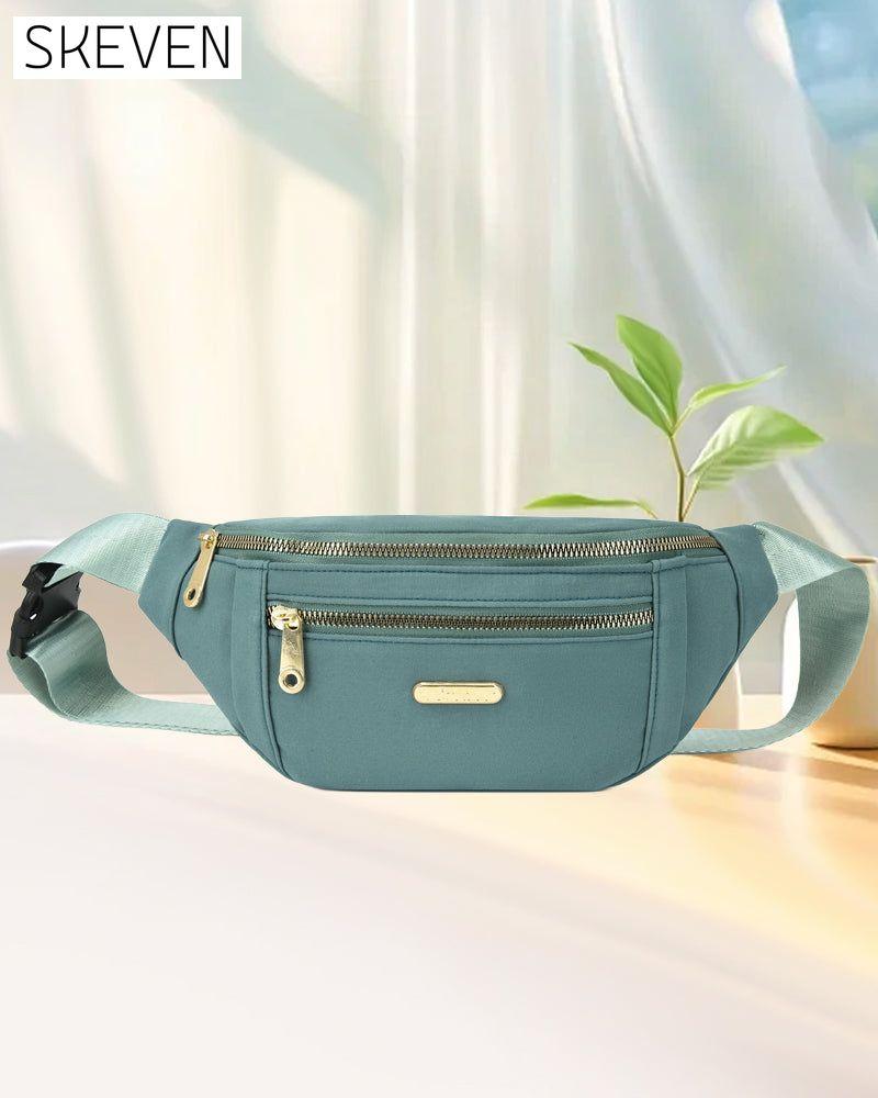 Einfache, einfarbige Schultertasche